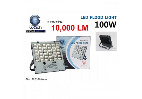 IWC-FLOOD-LIGHT-100W ฟลัตไลท์ แสงขาวและแสงวอร์มไวท์